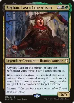 Reyhan, Last of the Abzan -Foil Near Mint MTG Commander Anthology Volume II - Image 1