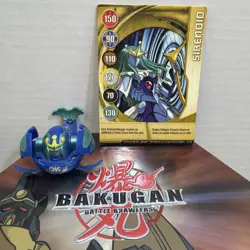 Bakugan Battle Brawlers Aquos Sirenoid B2 460G Classic Rare W/Card RARE - Image 1