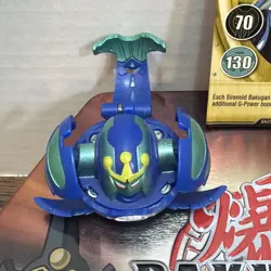 Bakugan Battle Brawlers Aquos Sirenoid B2 460G Classic Rare W/Card RARE - Image 3