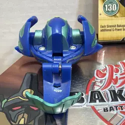 Bakugan Battle Brawlers Aquos Sirenoid B2 460G Classic Rare W/Card RARE - Image 5