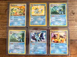 Pokemon Vaporeon Card Lot – Vintage & Rare (WOTC + EX + Modern) – 6 Cards - Image 1