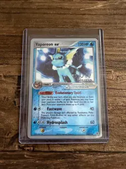 Pokemon Vaporeon Card Lot – Vintage & Rare (WOTC + EX + Modern) – 6 Cards - Image 5