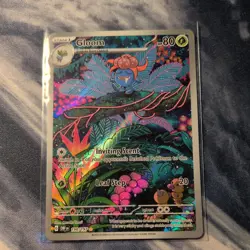 Pokemon Gloom 198/197 SV03: Obsidian Flames Illustration Rare Full Art Holo Card - Image 3