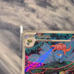 Pokemon Gloom 198/197 SV03: Obsidian Flames Illustration Rare Full Art Holo Card - Image 4
