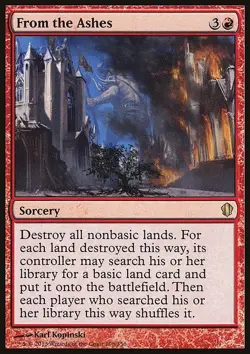 From the Ashes - Non-Foil - Commander 2013 - 108 | MTG Card - Image 3
