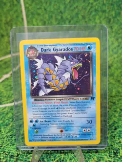 Dark Gyarados 8/82 MP Team Rocket Holo Unlimited Pokemon Card - Image 1