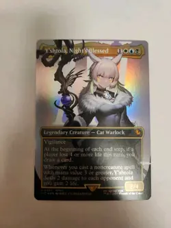 MTG Y'shtola, Night's Blessed #207 Borderless Extended Foil NM Pack Fresh MTG - Image 1