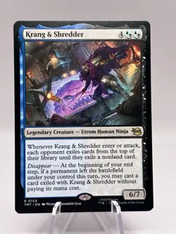 Krang and Shredder 0153 Teenage Mutant Ninja Turtles TMT MTG NM - Image 1