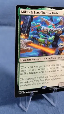 Mikey and Leo Chaos and Order - Teenage Mutant Ninja Turtles - MtG - NM C 🔮 - Image 5