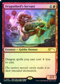 Dragonlord's Servant (Lunar New Year) Foil Mtg Magic English - Image 1
