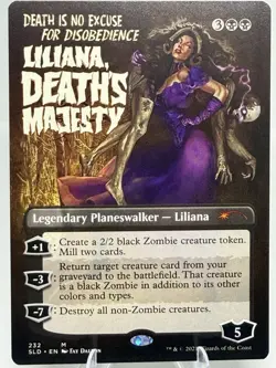 Liliana, Death's Majesty 2021 Secret Lair Drop Non-foil MTG NM 232 - Image 1