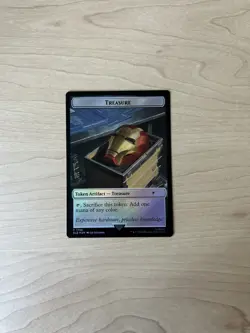 MTG Token - Treasure (Rainbow Foil) (1736b/1990) Secret Lair Drop Series NM FOIL - Image 1