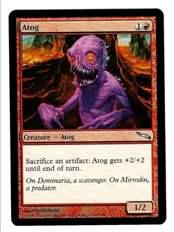 Atog x1 Mirrodin FOIL Magic MTG - Image 1