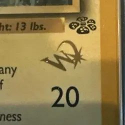 Pokemon TCG Pikachu Wizards of the Coast Stamped Promo 60 PSA 9 - Image 3