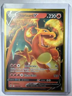 🔥Pokemon TCG - Charizard V - Crown Zenith 018/159 - Holo Ultra Rare - Image 1