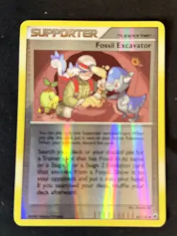 Pokemon Reverse Holo Fossil Excavator Mysterious Treasures 111/123 LP+ or Better - Image 1