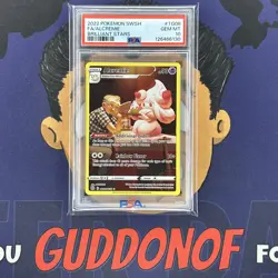 💎PSA 10 GEM MINT 2022 Pokemon Brilliant Stars ALCREMIE TG08 Full Art - Image 1