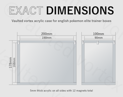 2PCS Pokemon ETB Elite Trainer Box Premium Display Case *VISUAL DEFECT DISCOUNT* - Image 4