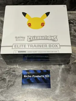 Pokemon TCG 25th Anniversary Celebrations Elite Trainer Box ETB New/Sealed - Image 1