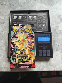 HEAVY! 22.73g Pokemon TCG Ascended Heroes Booster Pack (SEALED) god packU - Image 4
