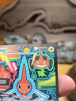 Pokemon TCG Phantasmal Flames Rotom Special Illustration Rare NM Mint - Image 2