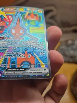 Pokemon TCG Phantasmal Flames Rotom Special Illustration Rare NM Mint - Image 3