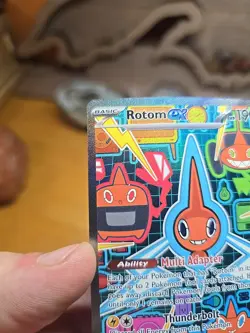 Pokemon TCG Phantasmal Flames Rotom Special Illustration Rare NM Mint - Image 5