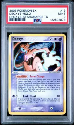 2005 Pokemon Deoxys Holo #16 Starcharge Theme Deck EX Deoxys PSA 9 NEW CERT - Image 1