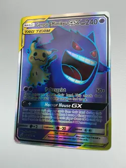 Gengar & Mimikyu GX 164/181 - Pokemon TCG - Sun & Moon Team Up - Full Art - NM - Image 1