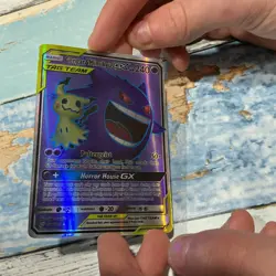 Gengar & Mimikyu GX 164/181 - Pokemon TCG - Sun & Moon Team Up - Full Art - NM - Image 4