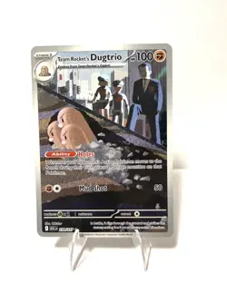 Team Rocket's Dugtrio 2026 Pokemon Ascended Heroes 239/217 Illustration Rare - Image 1