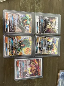 Pokemon TCG GX Lot of 5 Marshadow Silvally Turtonator Kommo-o - Image 1
