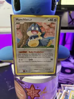 MUNCHLAX 68/100 COMMON MAJESTIC DAWN POKEMON RARE 2008 - Image 1