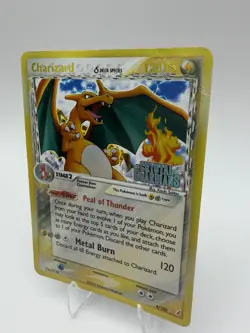 Pokemon Charizard EX Crystal Guardians Holo Rare #4/100 Reverse Holo English HP - Image 2