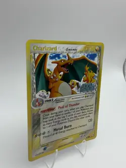 Pokemon Charizard EX Crystal Guardians Holo Rare #4/100 Reverse Holo English HP - Image 3