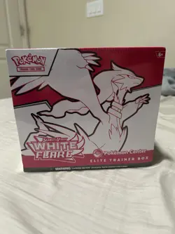 Pokemon White Flare Pokemon Center ETB Sealed *With Protective Case* - Image 1