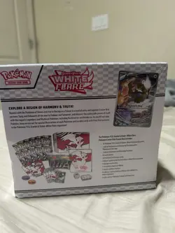 Pokemon White Flare Pokemon Center ETB Sealed *With Protective Case* - Image 2