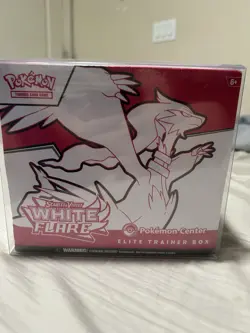 Pokemon White Flare Pokemon Center ETB Sealed *With Protective Case* - Image 3