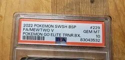2022 Pokemon Go Elite Trainer Box - Mewtwo V Black Star Promo No. 229 PSA 10 - Image 2