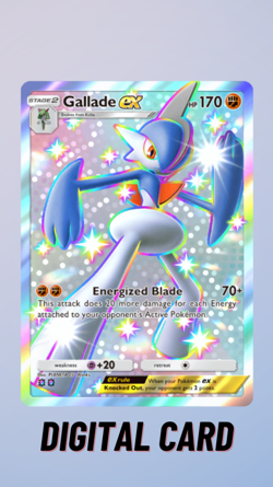 Gallade EX Shiny Eevee Grove Pokemon TCG Pocket Trade 2 Star ⭐⭐ (English) - Image 1