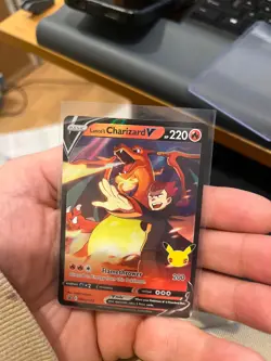 Lances Charizard V SWSH133 - Black Star Ultra Rare Promo Pokemon TCG NM - Image 1