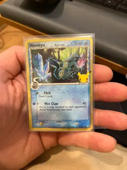 Pokemon Mimikyu Delta Species Holo SWSH136 Celebrations Black Star Promo - Image 1