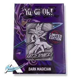 YUGIOH Mago Nero Dark Magician • Carta di Metallo Limitata FANATTIK Asta - Image 1