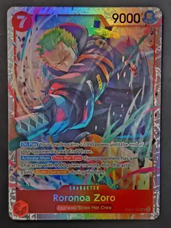 **One Piece TCG - Roronoa Zoro EB04-007 SR Adventure On Kami's Island OP-15** - Image 1
