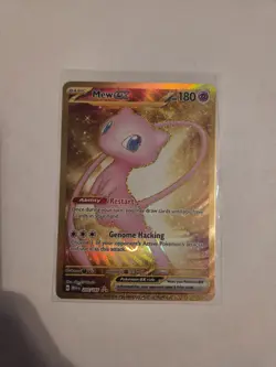 Pokemon TCG Mew EX 205/165Sv: Scarlet & Violet 151 Holo Hyper Rare Gold Card - Image 1