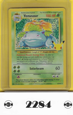 Venusaur - 15/102 - Pokemon Celebrations Classic Collection Holo Rare Card NM - Image 1