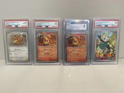 Pokemon TCG Lot Of 4 PSA & CGG Black Star Promos Eevee Flareon Meloetta - Image 1