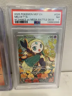 Pokemon TCG Lot Of 4 PSA & CGG Black Star Promos Eevee Flareon Meloetta - Image 5