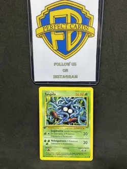 POKEMON SET BASE 1° EDIZIONE TANGELA COMUNE 66/102 LP - Image 1
