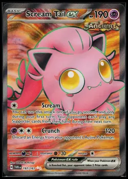 Scream Tail ex 197/167 Ultra Rare Twilight Masquerade Pokemon Card - Image 1